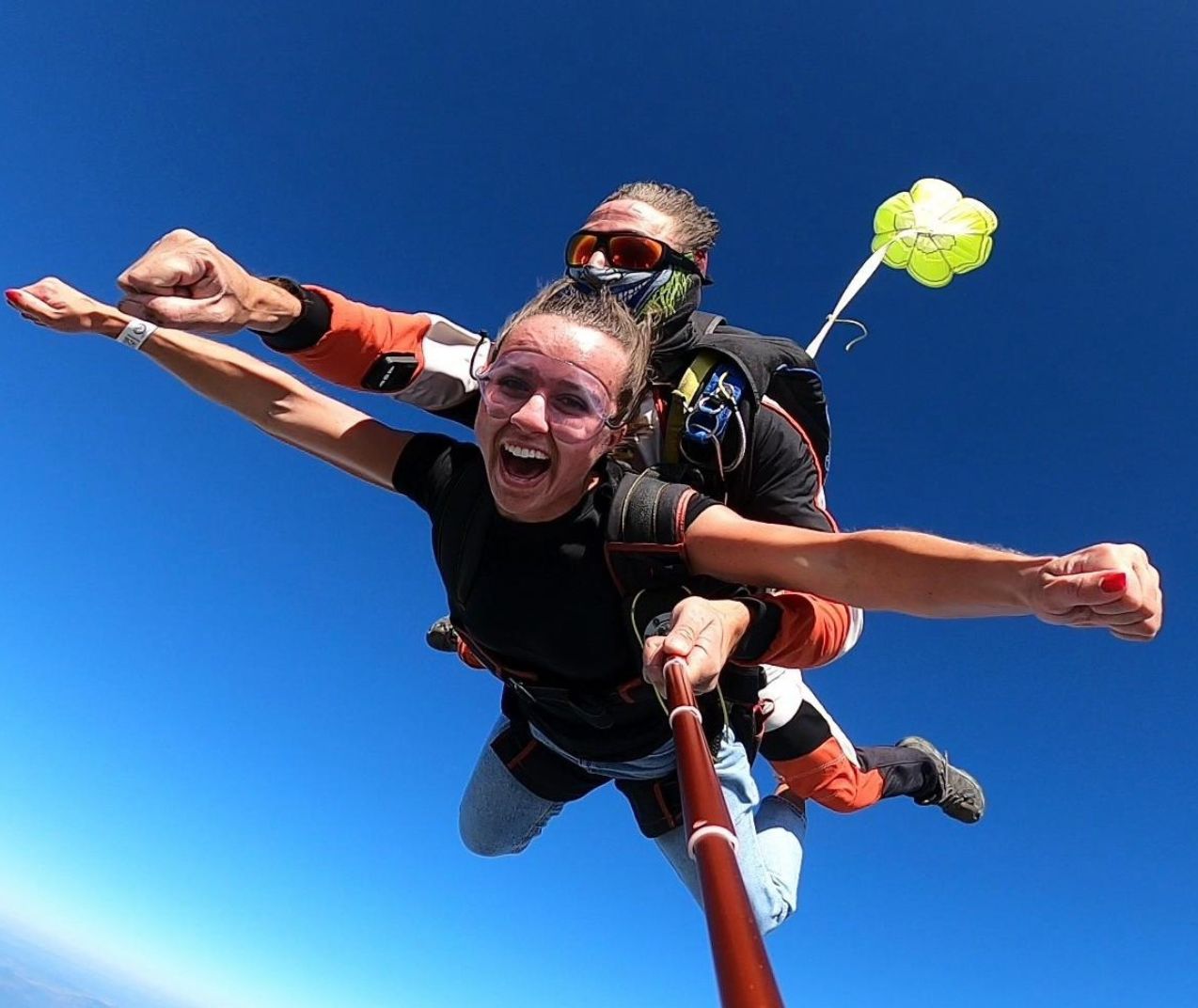 Mon saut en parachute à Aubenas avec Yann