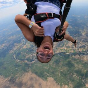 Chute libre tête en bas - Aubenas