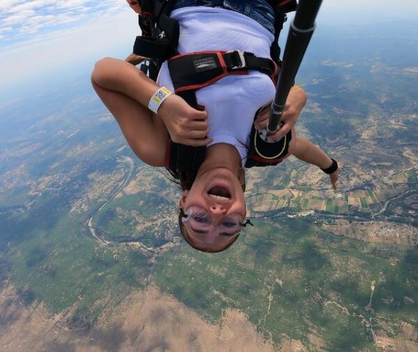 Chute libre tête en bas - Aubenas