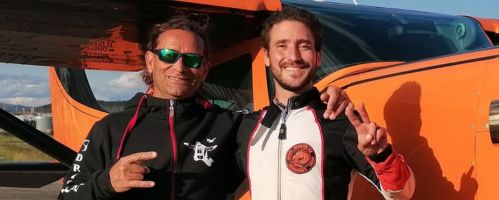 Duo créateurs DragonFly Parachutisme Drôme Ardèche