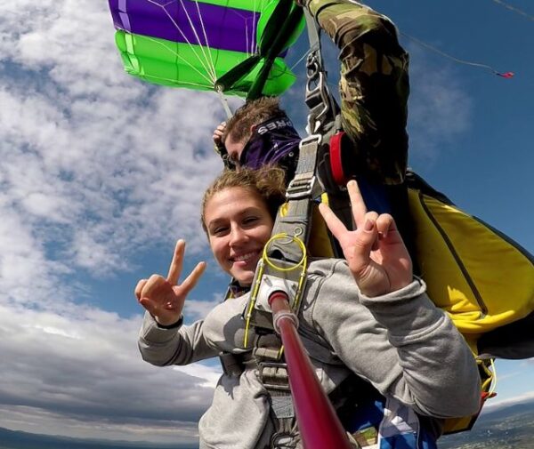 Vol sous voile parachute à Aubenas
